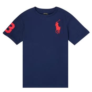 Polo Ralph Lauren TESHIA boys's Childrens T shirt in Blue - Sizes 6 / 7 years,10 / 12 years