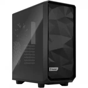 Fractal Design Meshify 2 Compact (Light TG) Gaming Case w/ Light Tint Glass Window, ATX, Angular Mesh Front, 3 Fans,...