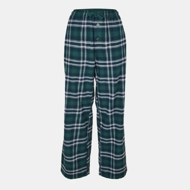 Jack Wills Mens JW Flannel Check Pyjama Trousers Dark Pine male S