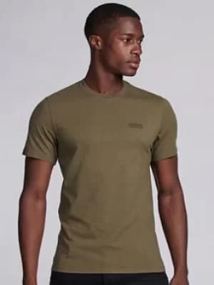 Barbour International Small Logo T-Shirt, Khaki, Size L, Men