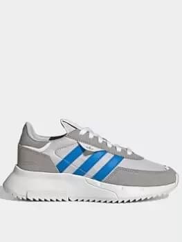 adidas Originals Junior Retropy F2 - Grey/Blue, Grey/Blue, Size 5