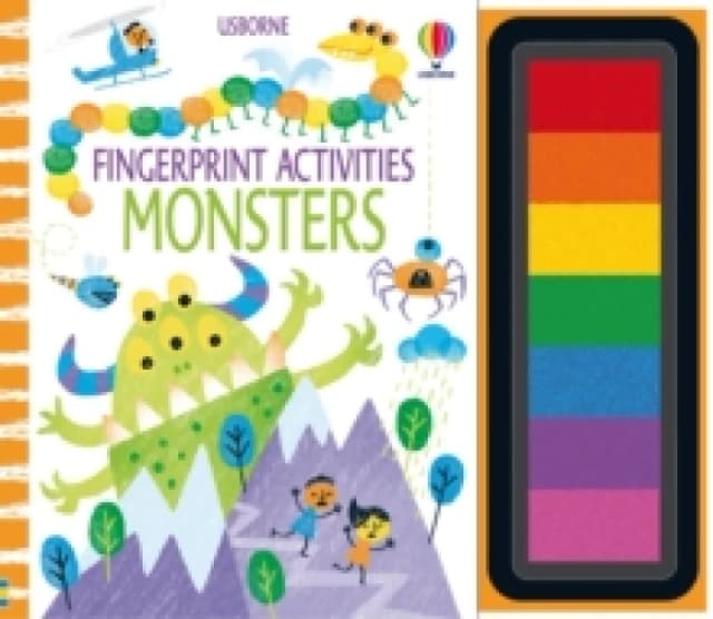 Fingerprint Activities Monsters Spiral bound
