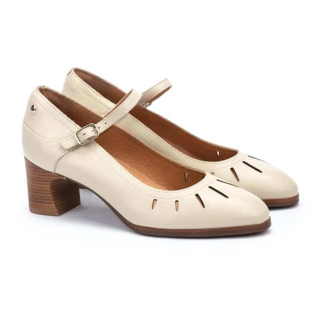 Pikolinos Womens high heel shoes Pikolinos Lugo W8P-5751 Blanc Female 40