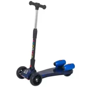Homcom 3 Wheel Kids Kick Scooter, Blue