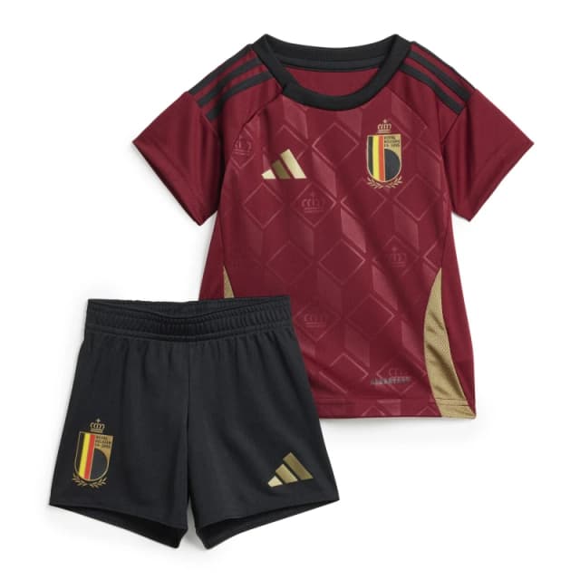 adidas Belgium Home Babykit 2024 - Red Red 3 - 6 Months