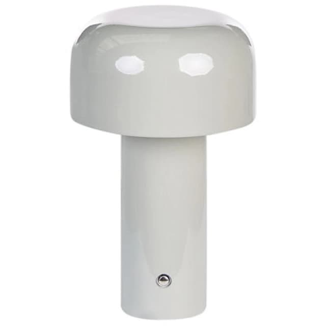 Beliani Wireless LED Table Lamp Besos With Dimmer Metal Grey