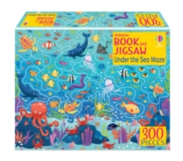 Usborne Book and Jigsaw Under the Sea Maze Paperback / softback