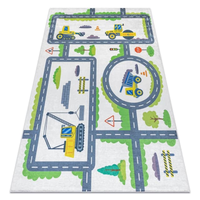 RugsX Bambino Rug in White Size: 120cm x 170cm White Unisex 120cm x 170 cm