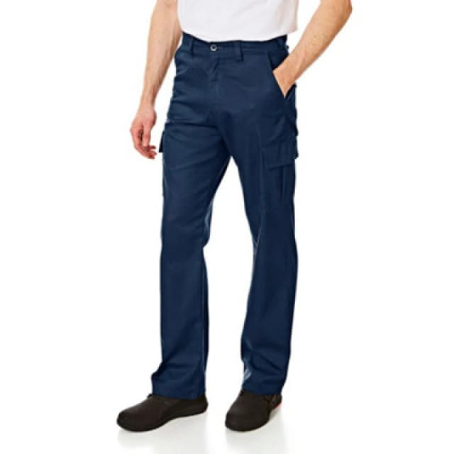Lee Cooper Workwear Lee Cooper Workwear Men Classic Cargo Trouser in Navy Size: 30L Navy 30L Male 5050217211541
