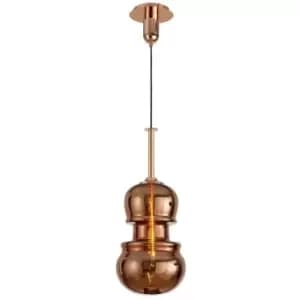 Pendant lamp Sonata Copper 1 bulb 89cm