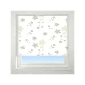 Universal - Twinkle Twinkle Patterned Thermal Blackout Roller Blind, Neutral, W120cm