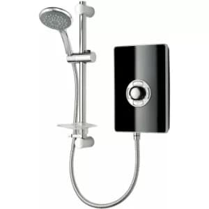 Triton Aspirante Electric Shower 8.5kW Modern Black Gloss 5 Spray