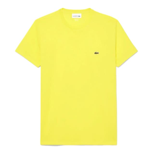Lacoste Cotton Pima T-Shirt Yellow male XS