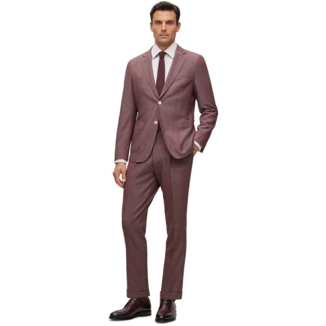 Boss Mens T Heston Suits Dark Red male 36 (46)