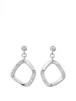 Hot Diamonds Behold White Topaz Earrings