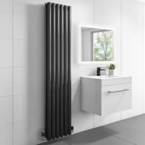 Anthracite Vertical Double Panel Radiator 1600 x 360mm - Margo