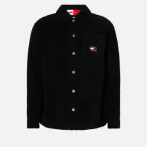 Tommy Jeans Modern Prep Logo Fleece Overshirt - L