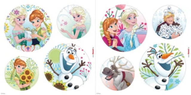 Komar Disney Frozen Springday Self-Adhesive Window Stickers