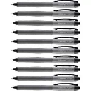 STABILO PaleTTE Gel Rollerball 0.4mm Line Black Pack 10 26846-01