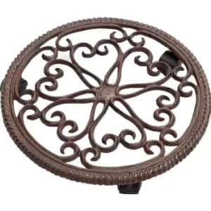 St Helens Brown Garden Pot Mover 29cm