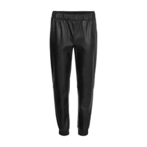 Calvin Klein PU Jogging Pants - Black
