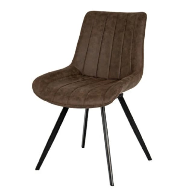 Hill Interiors Malmo Coffee Swivel Dining Chair