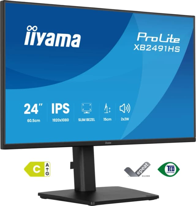 iiyama ProLite XB2491HS-B1 computer monitor 60.5cm (23.8") 1920