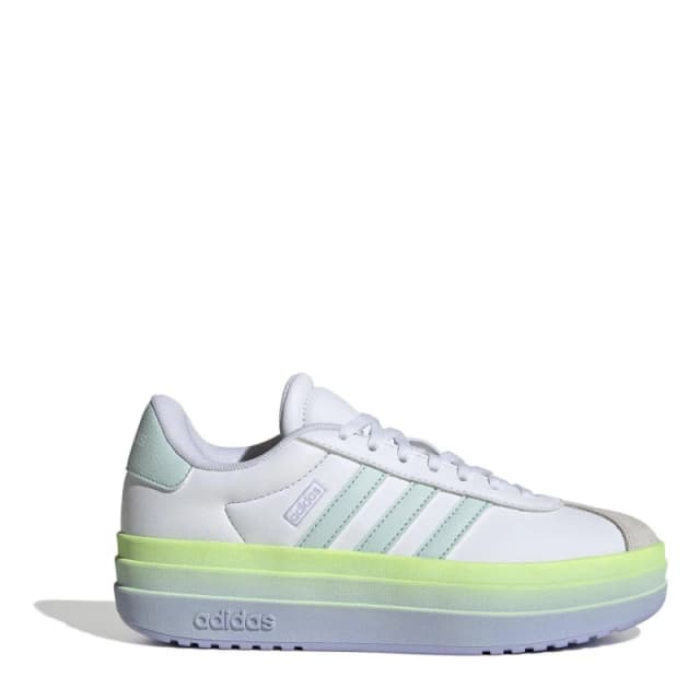 adidas Vl Court Bold Trainers Juniors - White White 3