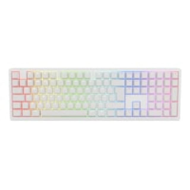 Ducky Zero 6108 Classic White Wireless Mechanical Keyboard Cherry M2XA