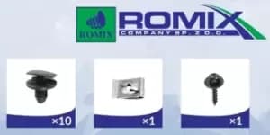 ROMIX Inner Wing Panel 91004 PEUGEOT,CITROEN,207 (WA_, WC_),207 CC (WD_),307 CC (3B),307 SW (3H),207 SW (WK_),307 Break (3E),207 Stufenheck