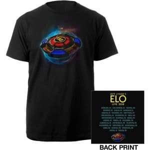ELO - 2018 Tour Logo Mens Large T-Shirt - Black