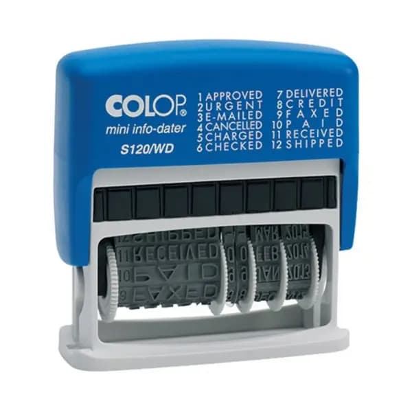 Colop COLOP Self Inking Dial-A-Phrase Dater S120WD S120WD