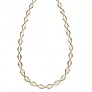 9ct Open Eye Link Yellow Gold Necklace GN344