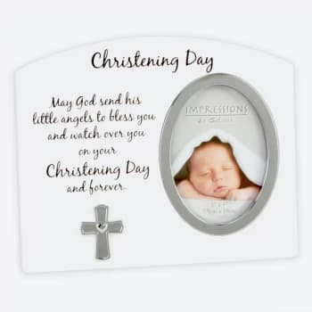 3" x 4" - Celebrations Christening Day Photo Frame