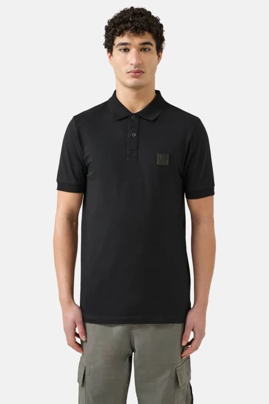 Patrick Mens Harrison Polo in Black Size: Medium Black Male M