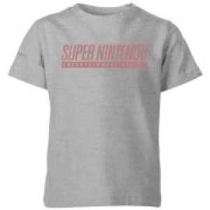 Nintendo SNES Kid's T-Shirt - Grey - 11-12 Years