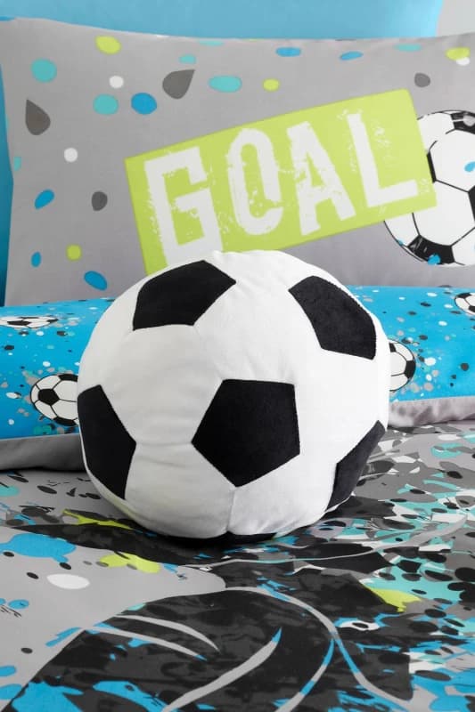 Bedlam Football 3D Soft Touch Filled Cushion Black