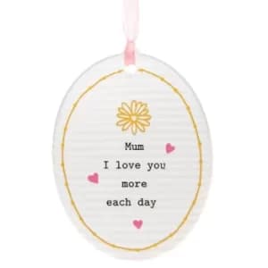 Thoughtful Words Mother's Day Oval Plaque Mum/Day