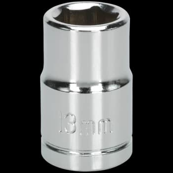 Siegen 1/2" Drive Hexagon WallDrive Socket Metric 1/2" 13mm
