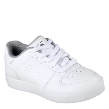 Skechers Energy Elate Junior Boys Trainers - White