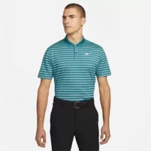 Nike Dri-FIT Victory Stripe Golf Polo Shirt Mens - Green