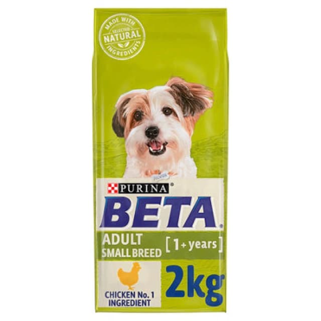 Beta Adult Small Breed Dry Dog Food With Chicken 2Kg