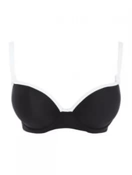Freya Back to Black deco underwired moulded bikini top Black