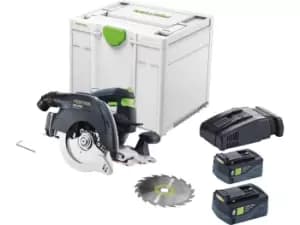 Festool HKC555,0EBI-Plus-SCA 18V 2x5Ah 160mm Circular Saw Kit
