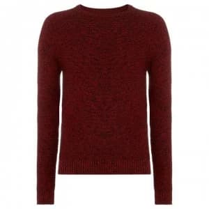 Label Lab Label Hulme Twisted Cotton Jumper - Red