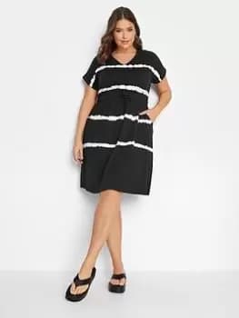 Yours Yours Short Sleeve Dress - Black, Size 14, Women