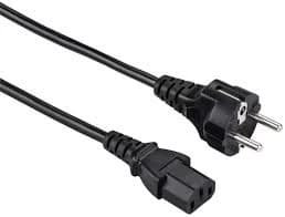 Hama Power Cord, plug with earth contact - 3-pin socket, 1.50 m
