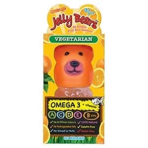 Jelly Bears Omega 3 Vitamins Orange Flavour 60 Bears