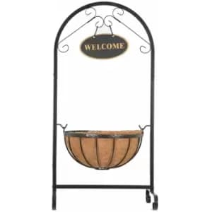 Decorative Sturdy Freestanding Saxon Welcome flower Garden Planter 14'