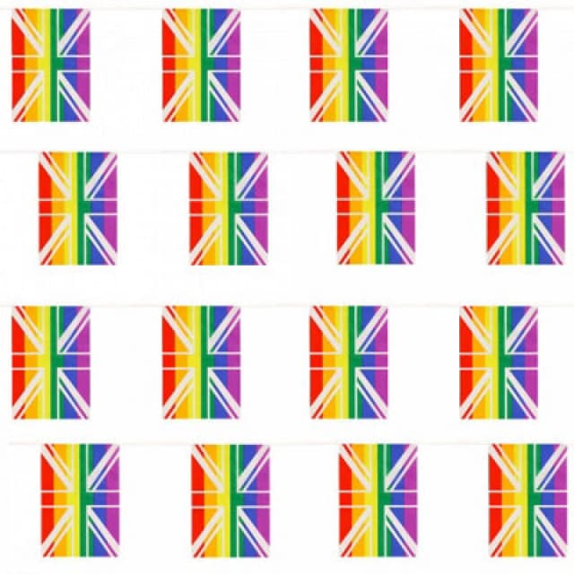 I Love Fancy Dress UK Pride Flag Bunting - Perfect For Pride Celebrations - Pack Of 1